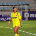 Nerea Sánchez, en un partido con la camiseta del Villarreal.