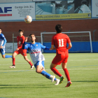 En la imagen, un partido del Mollerussa en su campo esta temporada.