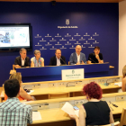 Presentació de l'informe sobre el turisme rural a la demarcació de Lleida 2002-2022 a la sala de premsa de la Diputació de Lleida