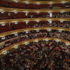 El Gran Teatre del Liceu se llenó con unas 2.000 personas que iban de los pocos meses a los 105 años. 