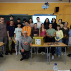 L'equip del projecte Rovelló de l'Institut Joan Oró de Lleida.