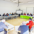 Moment de la firma del nou conveni col·lectiu del metall de Lleida entre els sindicats i Femel.