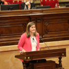 Maria Vergés, en el Parlament.