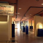 La sala de exposiciones temporales del Museu Comarcal.