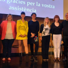 Els participants, en la taula redona celebrada ahir al CaixaForum Lleida.