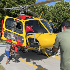 La sessió fotogràfica de dilluns al parc de Bombers de Tremp.