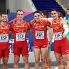 Arnau Monné, Sergio López, Pablo Montalvo y Bernat Canet tras completar la prueba.