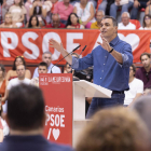 El president espanyol va participar ahir en un míting del PSOE a Tenerife.