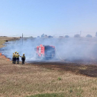 Imatge de l’incendi del matí.