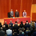 Acte de presa de possessió de Jaume Puy com a rector de la Universitat de Lleida per a un segon mandat