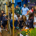 Membres d’EscoceLLs Lleida van explicar als alumnes de Maristes com enjardinar-los.