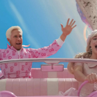 Ryan Gosling y Margot Robbie, Ken y Barbie en la película.