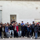 Els alumnes de l’institut Manuel de Montsuar de Lleida van participar en l’‘Itinerari de Memòria’.