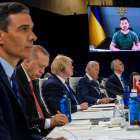Intervención del presidente de Ucrania, Volodimír Zelenski, en la cumbre de la OTAN en Madrid