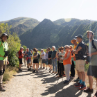 Excursió naturalista i literària, ahir entre Cervi i Gavàs.