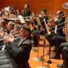 Un momento del concierto de la OJC el domingo en el Auditori.