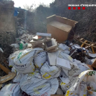 Los residuos vertidos en Calonge de Segarra.