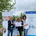 El Centre Residencial Joviar dona 250€ para los enfermos de ictus en Lleida 