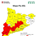 Mapa del pla Alfa previst per al 24 de març de 2023.