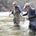 Campeonato de pesca en el Sobirà  -  El Pallars Sobirà acoge estos días a ochenta deportistas que participan en el VI Campeonato de España de Salmónidos en la modalidad Mosca Masters. De esta competición saldrán los pescadores que representa ...