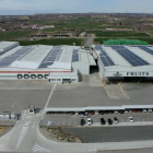 La ‘hidrolinera’ de Alcarràs requería ampliar la instalación de paneles solares de Fruits de Ponent.