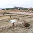 Els treballs d’excavació que han començat aquest mes al Pla d’Almatà de Balaguer.