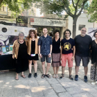 Foto de família dels participants en la jornada d’ahir del Galacticat.