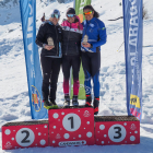 Dos podios leridanos en la FIS de Candanchú