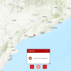 Mapa interactiu amb les actuacions dels Bombers en incendis