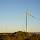 El parc eòlic de Solans, l’últim construït a Lleida.