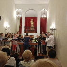 El Cor Stabat Mater, a la capella Sant Isidori de Mollerussa el passat 19 de juny, el dia de l’aniversari.