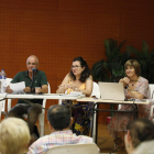 Jos Farreny, a la dreta de la imatge, relleva en la presidència Toni Baró, a l’esquerra.