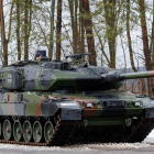 Un tanque Leopard 2 alemán.