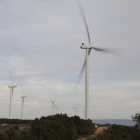 El parc eòlic de Solans, el primer en una dècada.