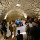 La sala subterrània del Castell Formós de Balaguer.