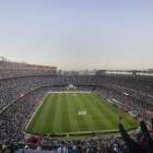 El Camp Nou, amb els 92.522 espectadors que van assistir ahir a la final de la Kings League.
