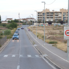 Vista del vial Víctor Torres, situat entre la carretera Ll-11 i l’avinguda de Palauet de la Bordeta.