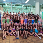 Jornada de tecnificación de natación en la piscina del Inefc