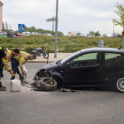 Un dels vehicles implicats en l’accident.