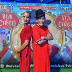 Mónica Aragón i Fofito, abans de sortir a l’escenari en un dels seus espectacles a Lleida.
