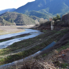 Una imagen del embalse de Oliana, en la cuenca del Segre, que se encuentra en estado de emergencia.