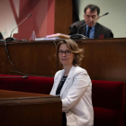 La consellera de Acción Exterior y Unión Europea de la Generalitat, Meritxell Serret, durante el juicio en el Tribunal Superior de Justicia de Catalunya.