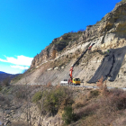 Obras para prevenir desprendimientos en Sant Esteve de la Sarga