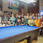 Emotiu homenatge a Fortiana a Cervera - Els 16 finalistes del campionat d’Espanya de billar van rendir un emotiu tribut ahir a Francesc Fortiana (1941-2014), a qui es dedica aquest memorial. El president de la secció de billar del Casal, Josep P ...