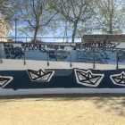 Uno de los murales del PotFest de Lleida, vandalizado en sólo 24 horas