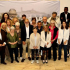 Foto de grup dels integrants de la llista electoral del PSC per a les pròximes municipals.