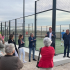Joan Talarn inauguró la nueva instalación deportiva en El Poal.