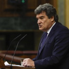 El ministre d’Inclusió, Seguretat Social i Migracions, José Luis Escrivá, intervé al Congrés.