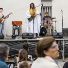 El cantant i guitarrista Daouda Diabaté, en un concert al capdavant del seu grup Toubamba.