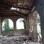 Los destrozos que provocó el alud en el santuario de Salgar. 